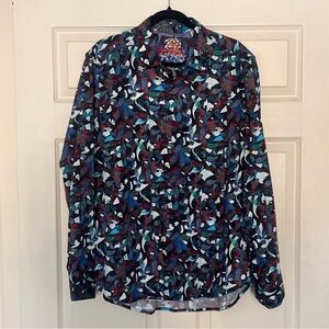Robert Graham Men’s Multicolored Paisley Print Shirt